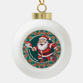 Adorno De Cerámica Tipo Bola Personalizable 🎅 Navidades pickleball