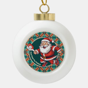 Adorno De Cerámica Tipo Bola Personalizable 🎅 Navidades pickleball