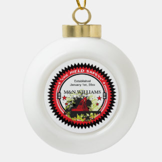 Adorno De Cerámica Tipo Bola Personalizado añada su logotipo conocido de la