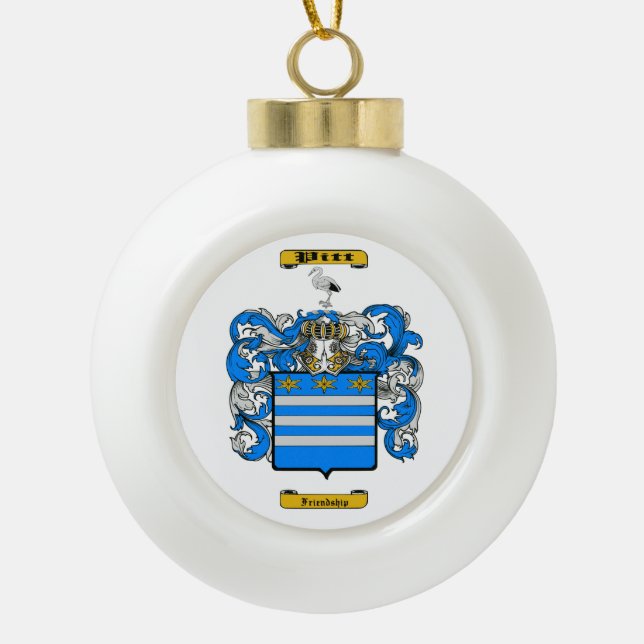 Adorno De Cerámica Tipo Bola Pitt (Anverso)