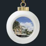 Adorno De Cerámica Tipo Bola Playa del sur<br><div class="desc">Miami Beach admitido,  la Florida</div>