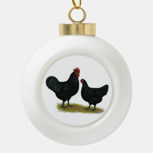 Adorno De Cerámica Tipo Bola Pollos del gigante del jersey