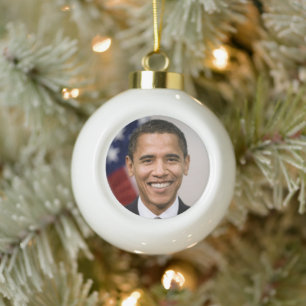 Adorno De Cerámica Tipo Bola Presidente electo estadounidense Barack Obama