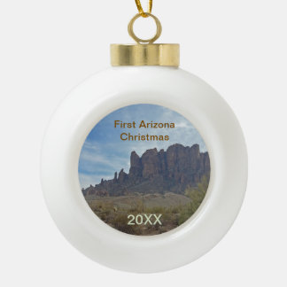 Adorno De Cerámica Tipo Bola Primer recuerdo de Navidad en Arizona paisaje desé