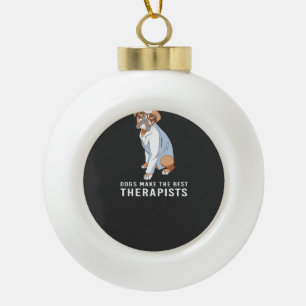 Adorno De Cerámica Tipo Bola Psicólogo Terapeuta de Perro de Terapia
