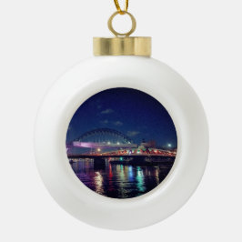 Adorno De Cerámica Tipo Bola Puentes de Newcastle