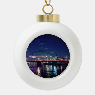 Adorno De Cerámica Tipo Bola Puentes de Newcastle