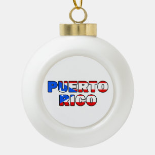 Adorno De Cerámica Tipo Bola Puerto Rico
