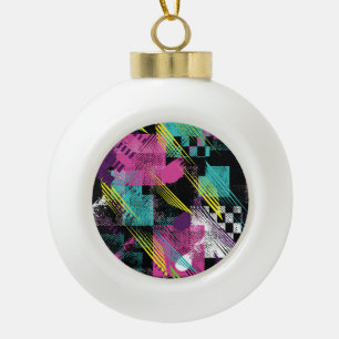 Adorno De Cerámica Tipo Bola Resumen sin costura, chicas chicos moda, colorido.