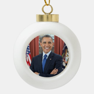 Adorno De Cerámica Tipo Bola Retrato de la Oficina Oval, Obama Barack President