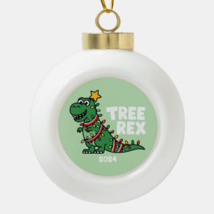 Adorno De Cerámica Tipo Bola Rex de árbol