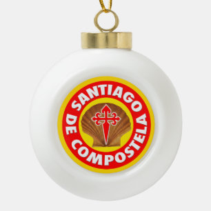 Adorno De Cerámica Tipo Bola Santiago de Compostela