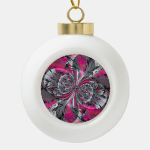 Adorno De Cerámica Tipo Bola Señales mixtas ornamento navideño de copo de nieve