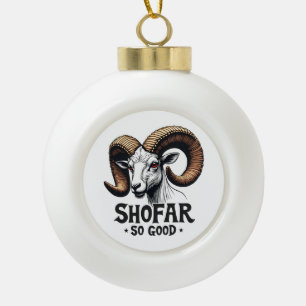 Adorno De Cerámica Tipo Bola Shofar tan buena cabra judía Hanukkah Amantes