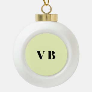 Adorno De Cerámica Tipo Bola simple minimal color pastel personalizado