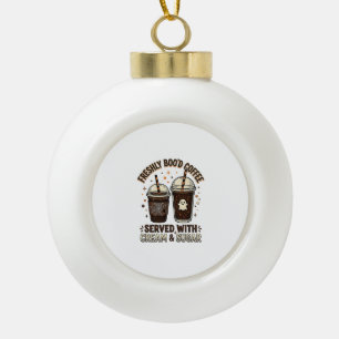 Adorno De Cerámica Tipo Bola Taza de fantasma de Halloween de café recién hecho