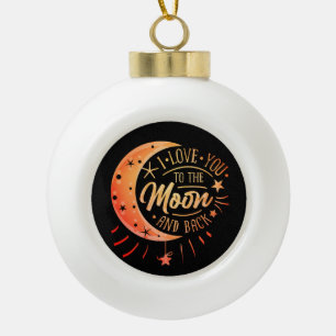 Adorno De Cerámica Tipo Bola Te Amo A La Moneda De Atrás Negro Moderno