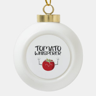 Adorno De Cerámica Tipo Bola Tomato Whisperer