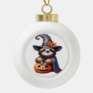 Adorno De Cerámica Tipo Bola Traje de Halloween de perezoso Camiseta clásica