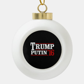 Adorno De Cerámica Tipo Bola Triunfo Putin 2016