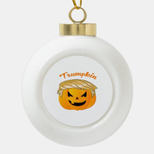 Adorno De Cerámica Tipo Bola Trumpkin Classic - Parodia política