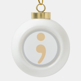 Adorno De Cerámica Tipo Bola Vida digno del ornamento vivo del navidad del