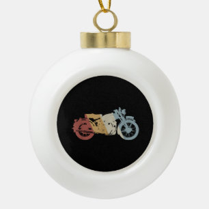 Adorno De Cerámica Tipo Bola Vintage estilo retro de motocicleta