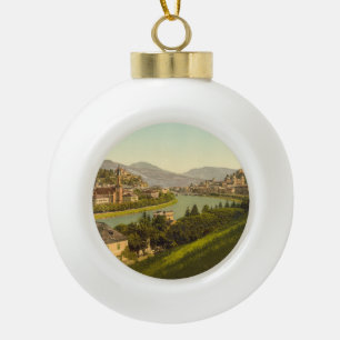Adorno De Cerámica Tipo Bola Vista general de Salzburg, Austria