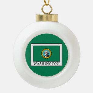 Adorno De Cerámica Tipo Bola Washington
