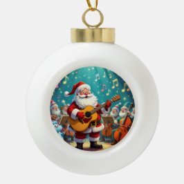 Adorno De Cerámica Tipo Bola „Weihnachtliche Harmonie“