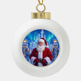 Adorno De Cerámica Tipo Bola „Weihnachtliche Harmonie“