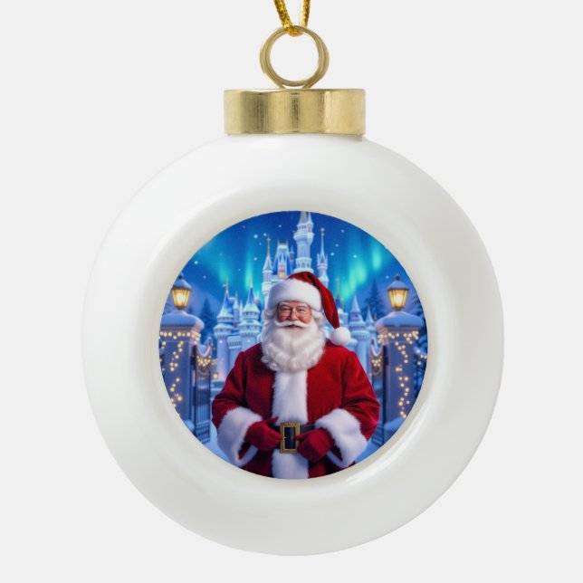 Adorno De Cerámica Tipo Bola „Weihnachtliche Harmonie“ (Anverso)