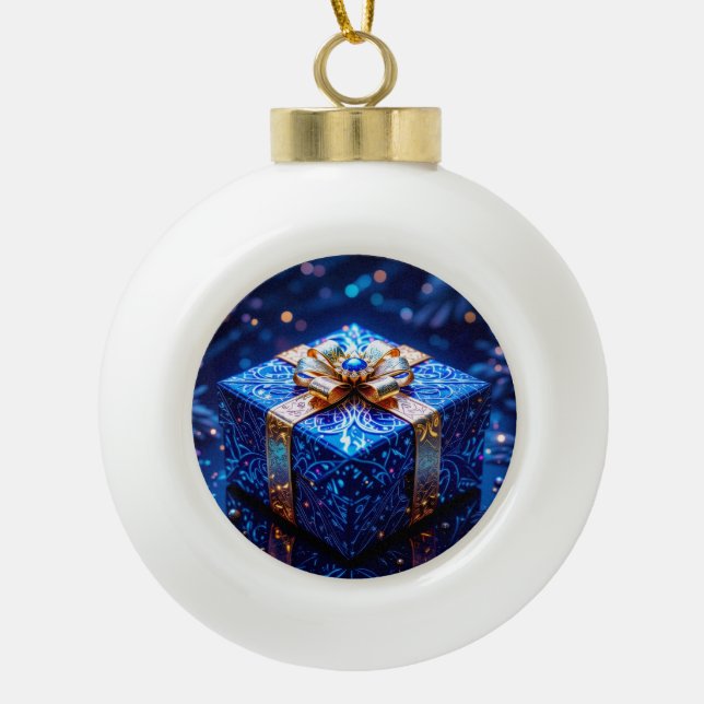 Adorno De Cerámica Tipo Bola „Weihnachtliche Harmonie“ (Anverso)