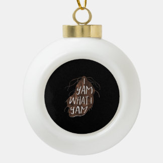 Adorno De Cerámica Tipo Bola Yam What I Yam - Pun Design