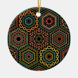 Adorno De Cerámica Tipografía, Estilo Vintage, Ambiente Retro, Acuare