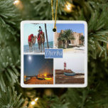 Adorno De Cerámica TN017 DJERBA, Mosaic, Túnez, África,<br><div class="desc">Aquí encontrarás el recuerdo de tus vacaciones. Esta categoría contiene "adorno de cerámica" de muchos lugares en Túnez. (TN017 DJERBA, Mosaic, Túnez, África, "ornamento cerámico"). Amplíe a amigos y familiares con los recuerdos únicos de su gran viaje. Pruébenos. #LeoPepeDesign - bordj kebir, camellos en la playa, playa - faro, diseño...</div>