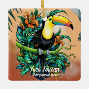 Adorno De Cerámica Toco Toucan