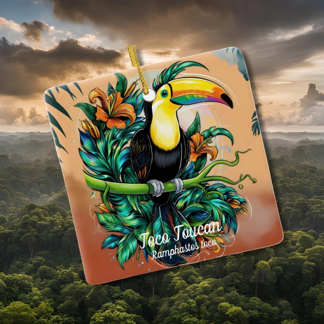 Adorno De Cerámica Toco Toucan (Subido por el creador)