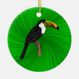 Adorno De Cerámica Toco Toucan