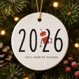 Adorno De Cerámica Todavía hecho por humanos Chistoso AI 2026