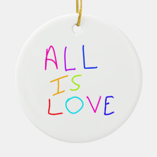 Adorno De Cerámica Todo es amor arcoíris orgullo colorido LGBTQ gay j