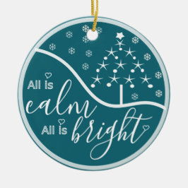 Adorno De Cerámica Todo es calma Todo es luminoso
