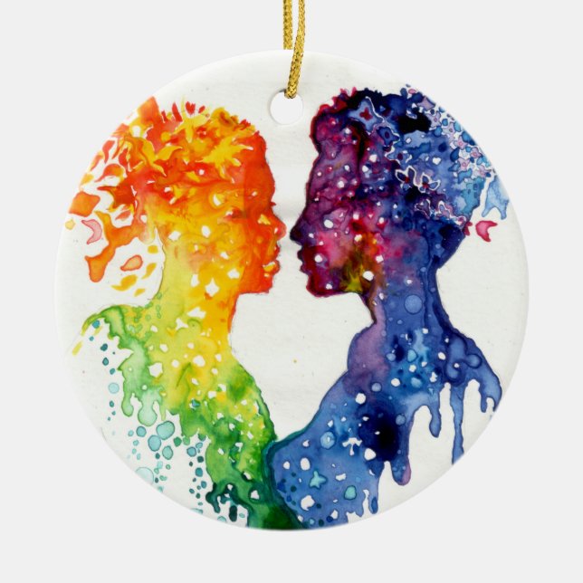 Adorno De Cerámica Todo lo que quiero navidades es tú (Frente)