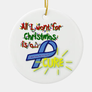 Adorno De Cerámica Todo lo que quiero para los Navidades es una cura