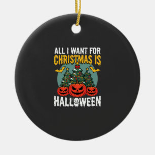 Adorno De Cerámica Todo lo que quiero para Navidad es diseño de Hallo