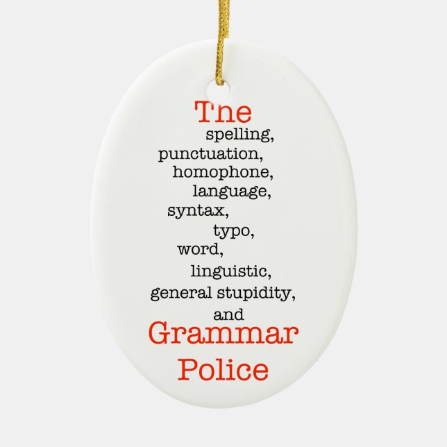 Adorno De Cerámica Todo policía (Frente)