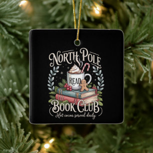 Adorno De Cerámica Todo reservado para el Club de Lectura de Navidad 