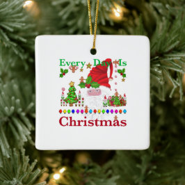 Adorno De Cerámica Todos los días hay Navidades