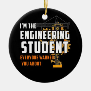 Adorno De Cerámica Todos Los Estudiantes De Ingeniería Te Advirtiero