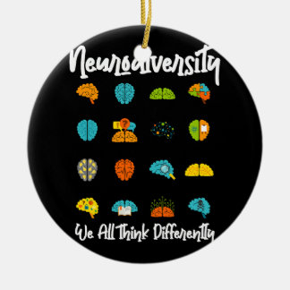 Adorno De Cerámica Todos Pensamos Que La Neurodiversidad Es Un Auti D